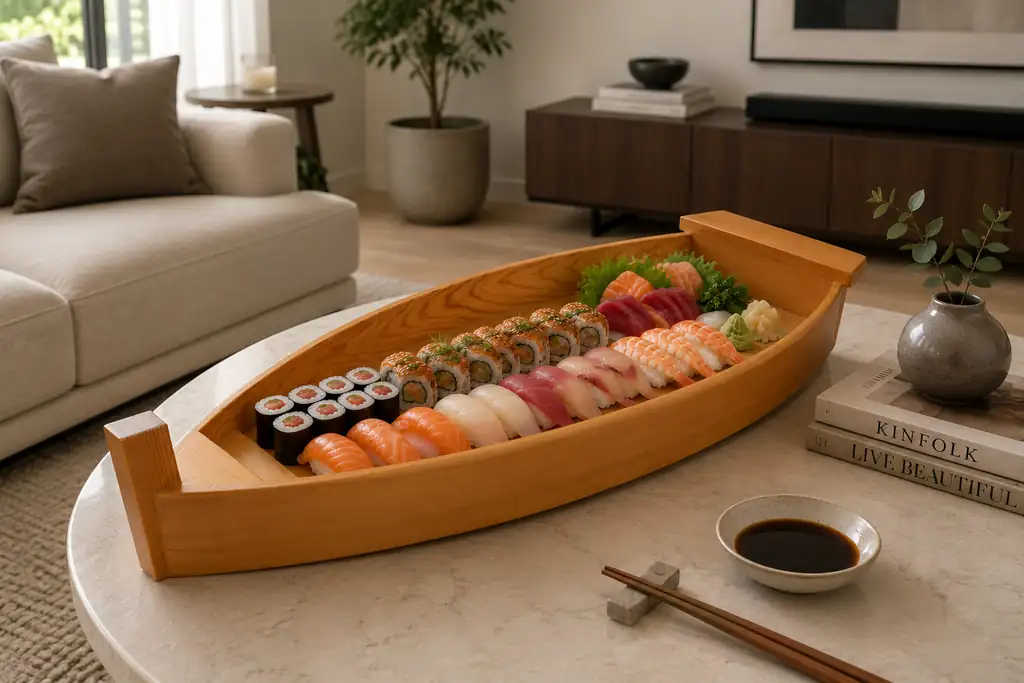 Big Sushi Boat handmade by NUA Creations