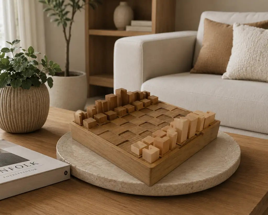 Chess handmade by NUA Creations
