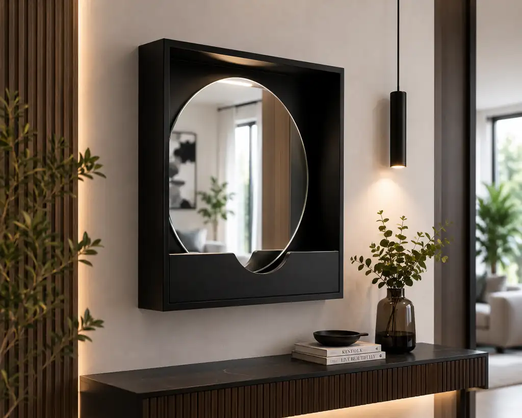 Wall Mounted Mirror handmade by NUA Creations